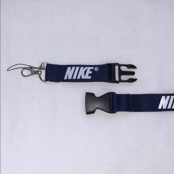 New Nike Blue and White Lanyard ID Badge Keychain - Picture 2 of 8